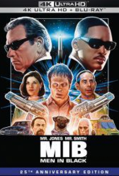 Men In Black - Sötét zsaruk - 25 éves jubileumi kiadás (4K UHD + Blu-ray) - limitált, fémdobozos változat (steelbook)
