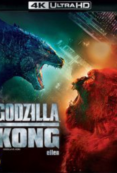 Godzilla Kong ellen (4K UHD Blu-ray + BD)  *Magyar kiadás - Antikvár - Kiváló állapotú*