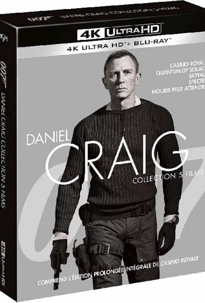 James Bond - Daniel Craig Bond-gyűjtemény (4 UHD + 4 Blu-ray)