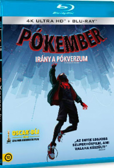 Pókember - Irány a Pókverzum (4K UHD Blu-ray+BD) *Magyar kiadás - Antikvár - Kiváló állapotú*