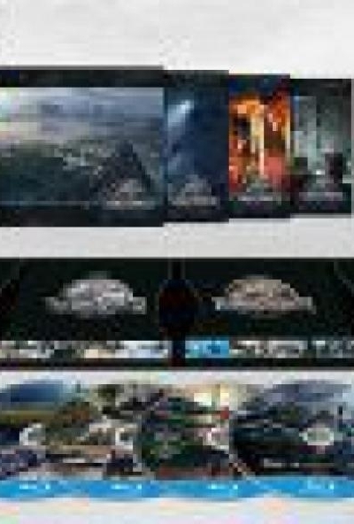 Jurassic Park 1-4. (25. évfordulós, limitált zenélő díszdoboz) (4 Blu-ray) *Antikvár - Kiváló állapotú*