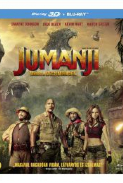 Jumanji - Vár a dzsungel (3D Blu-ray + BD) *Magyar kiadás - Bontatlan - Antikvár*