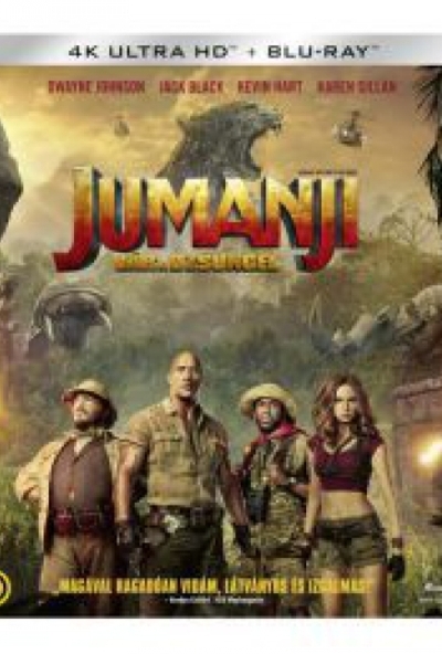 Jumanji - Vár a dzsungel (4K UHD+Blu-ray) *Magyar kiadás - Antikvár - Kiváló állapotú*