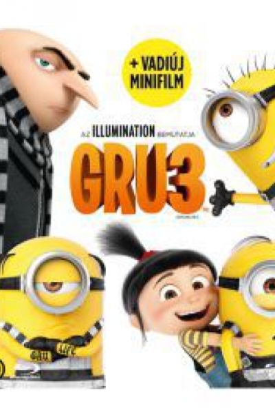 Gru 3. (Blu-ray) *Magyar kiadás - Antikvár - Kiváló állapotú*