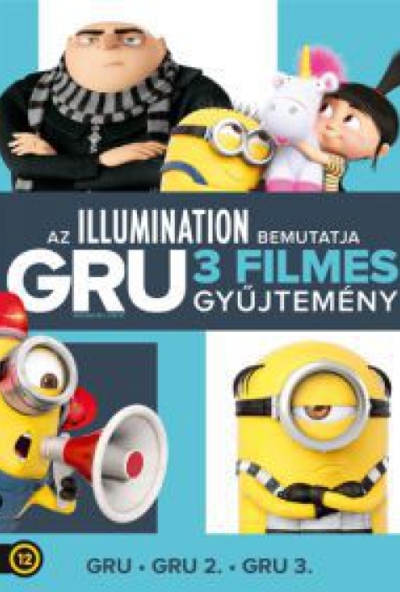 Gru 1-3.  *Díszdoboz*  (3 DVD)