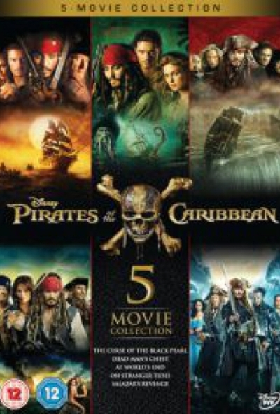 A Karib-tenger kalózai 1-5 DVD gyűjtemény (5 DVD) *Magyar kiadás - Antikvár - Kiváló állapotú*