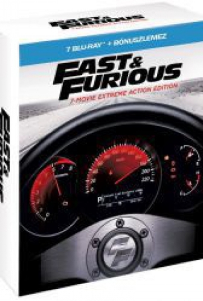 Halálos iramban 1-7. - limitált digibook (7 BD + DVD) (Blu-Ray)