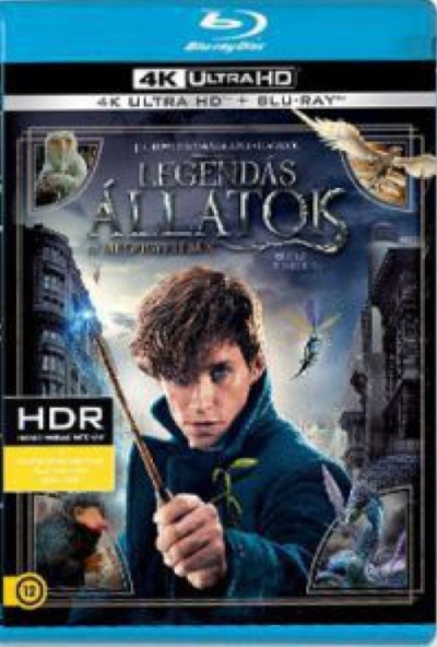 Legendás állatok és megfigyelésük (4K UHD Blu-ray + Blu-ray) *Magyar kiadás - Antikvár - Kiváló állapotú*