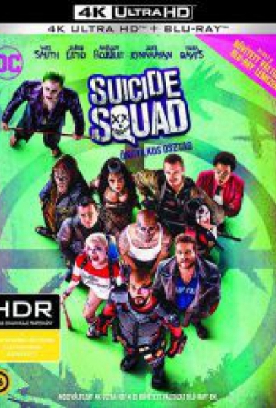 Suicide Squad - Öngyilkos osztag (4K UHD Blu-ray) *Magyar kiadás - Antikvár - Kiváló állapotú*