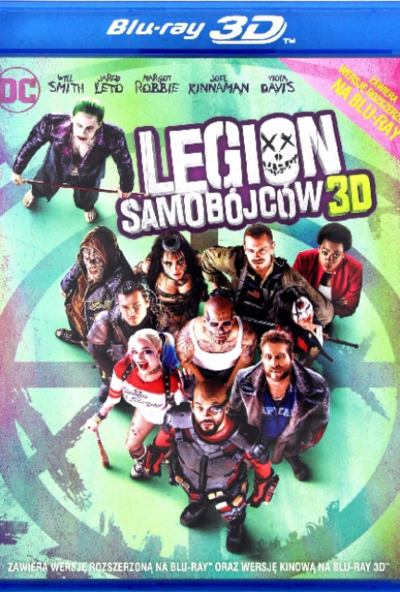 Suicide Squad - Öngyilkos osztag (3D Blu-ray + BD) *Import - Magyar szinkronnal* 