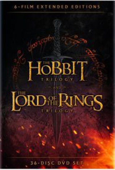 Középfölde bővített gyűjtemény (36 DVD) - Hobbit és Gyűrűk Ura bővített trilógia *Antikvár - Kiváló állapotú*