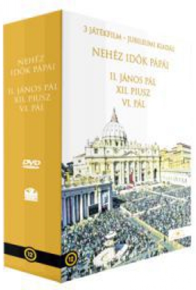 Nehéz idők pápái díszdoboz (II. János Pál - Félelem nélkül, VI. Pál - Viharos idők pápája, XII. Pius - Róma ege alatt) (3 DVD)