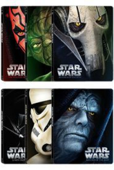 Star Wars - A teljes sorozat (I-VI. rész) (6 Blu-ray) - limitált, fémdobozos változat (steelbook)