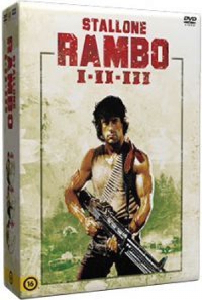 Rambo trilógia (3 DVD) *Díszdoboz - Gyűjtemény* *Antikvár - Kiváló állapotú*