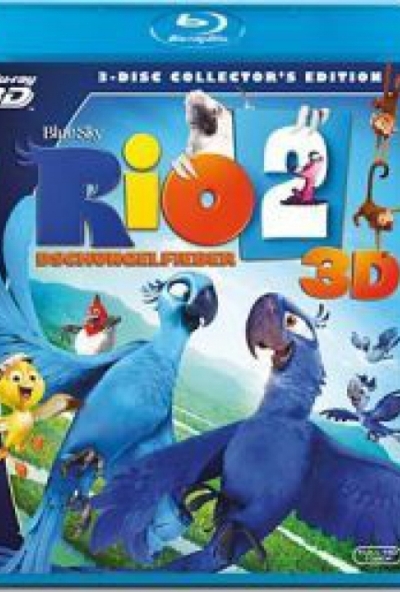 Rio 2. (3D Blu-ray + Blu-ray) *Magyar kiadás - Antikvár - Kiváló állapotú*