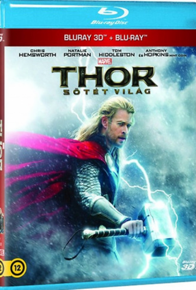 Thor: Sötét világ (3D Blu-ray+BD) *Magyar kiadás - Antikvár - Kiváló állapotú* 