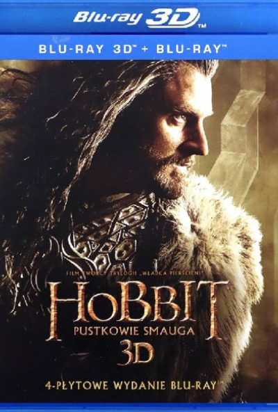 A hobbit - Smaug pusztasága (3D Blu-ray + 2 Blu-ray) *Magyar kiadás - Antikvár - Kiváló állapotú*
