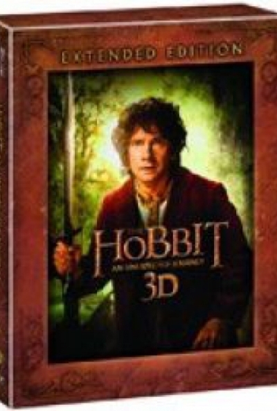 A hobbit: Váratlan utazás - limitált, lentikuláris borítós, ablakos slipcase-es verzió (2 BD3D + 3 Blu-ray) *Import - Magyar szinkronnal*