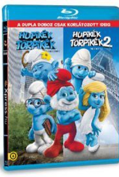 Hupikék törpikék 1-2. (2 Blu-ray) *Magyar kiadás - Antikvár - Kiváló állapotú*