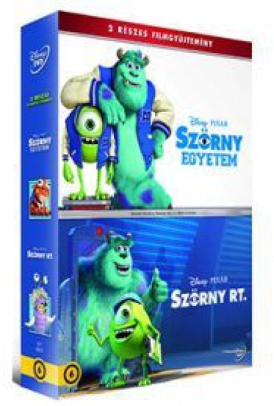 Szörny Rt. + Szörny Egyetem gyűjtemény (2 DVD) *Antikvár - Kiváló állapotú*