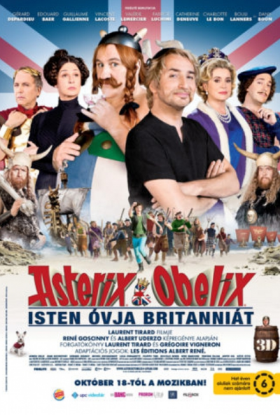 Asterix & Obelix: Isten óvja Britanniát (3D+2D Blu-ray)