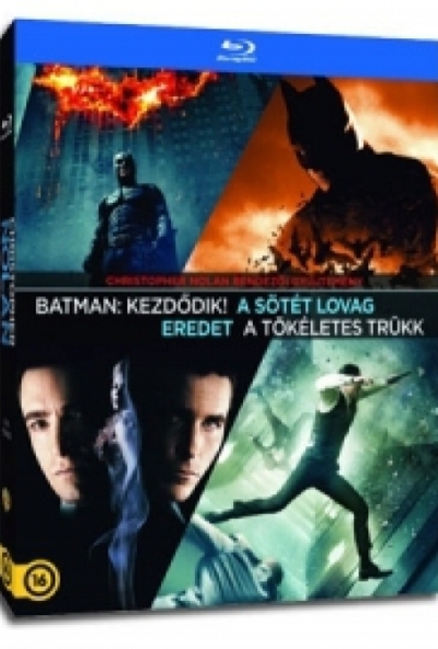Christopher Nolan rendezői gyűjtemény (4 Blu-ray) *Magyar kiadás - Antikvár - Kiváló állapotú*