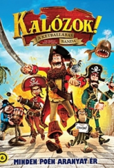 Kalózok! - A kétballábas banda (DVD) *Antikvár - Kiváló állapotú*