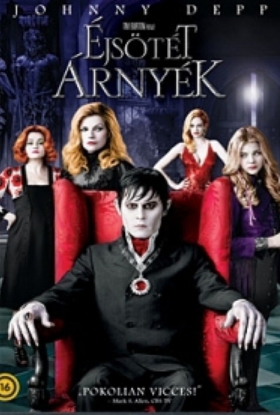 Éjsötét árnyék (DVD) *Tim Burton - Johnny Depp - Antikvár - Kiváló állapotú*