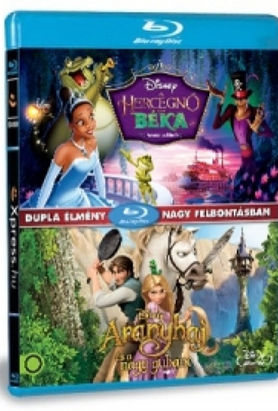 A hercegnő és a béka / Aranyhaj és a nagy gubanc (2 Blu-ray) (Twinpack)
