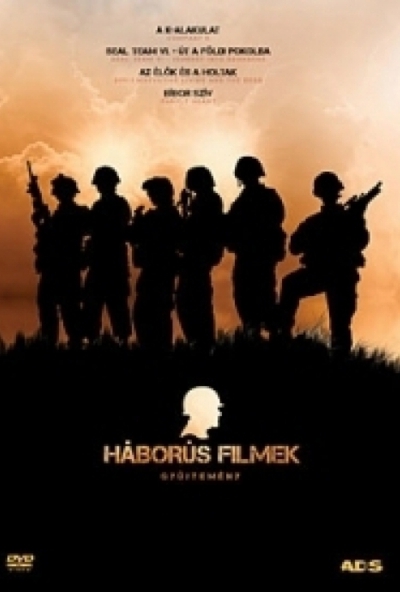 Háborús filmek gyűjteménye (4 DVD) *A K-alakulat, Seal team VI, Az élők és a holtak, Bíbor szív* *Antikvár - Kiváló állapotú*