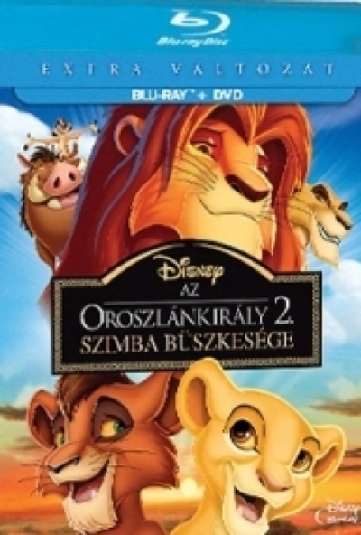 Az oroszlánkirály 2. - Szimba büszkesége (Blu-ray + DVD) *Magyar kiadás - Antikvár - Kiváló állapotú* *Extra változat*