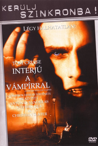 Interjú a vámpírral (DVD) *Szinkronizált - Tom Criuse - Brad Pitt -Antikvár - Kiváló állapotú*