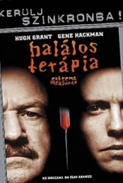 Halálos terápia (DVD)  *Feliratos* *Hugh Grant - Gene Hackman - Antikvár - Kiváló állapotú* 