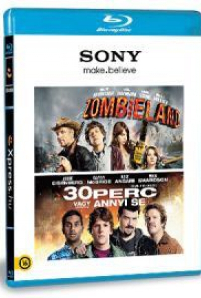 Zombieland / 30 perc, vagy annyi se (2 Blu-ray) *Magyar kiadás - Antikvár - Kiváló állapotú*