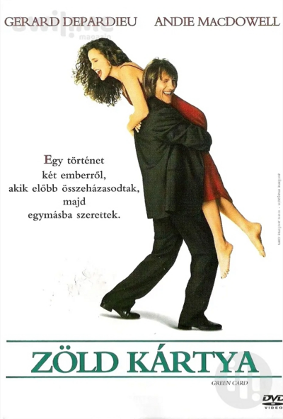 Zöld kártya (DVD) *Gerard Depardieu - Andie MacDowell - Magyar szinkronnal - Import*