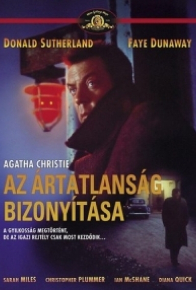 Agatha Christie: Az ártatlanság bizonyítása (DVD) *Donald Sutherland - Faye Dunaway - Antikvár - Kiváló állapotú*