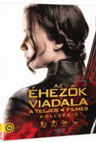 Az éhezők viadala: A teljes gyűjtemény 1-4.  (4 Blu-ray + DVD) *Magyar kiadás - Antikvár - Kiváló állapotú*