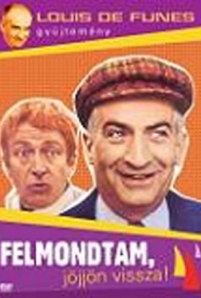 Louis De Funes - Felmondtam, jöjjön vissza (DVD) *Antikvár - Kiváló állapotú*