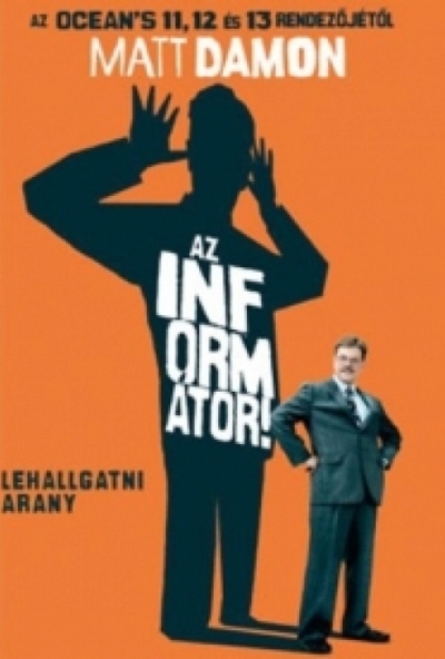 Az informátor (DVD) *Matt Damon - Antikvár - Kiváló állapotú*