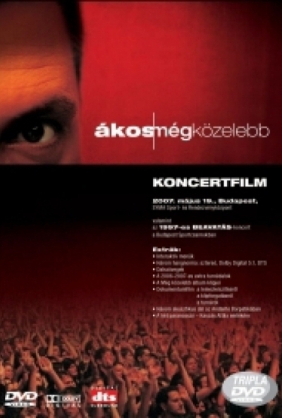 Ákos - Még közelebb koncertfilm (3 DVD) *Digipack, limitált változat*  *Antikvár - Kiváló állapotú*