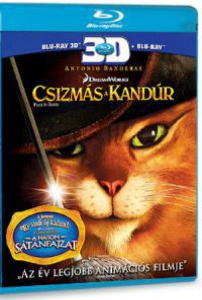 Csizmás, a kandúr (Blu-ray3D + Blu-ray)