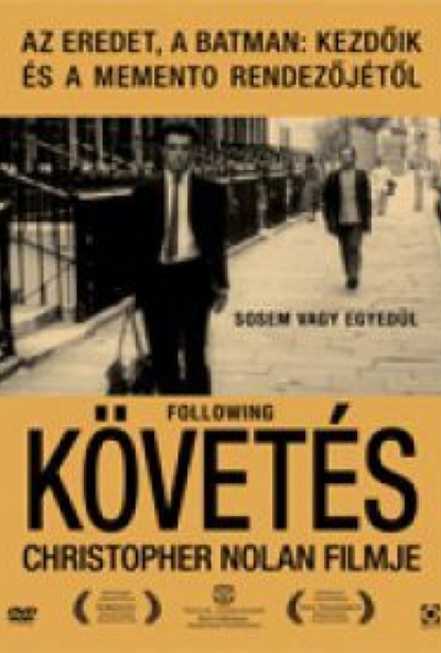 Követés (DVD) *Christopher Nolan filmje* *Antikvár-Kiváló állapotú*