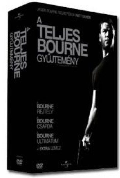 A teljes Bourne gyűjtemény (4 DVD)  *Antikvár - Kiváló állapotú*