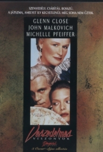 Veszedelmes viszonyok (DVD) *Szinkronizált - John Malkovich - Glenn Close - Antikvár - Kiváló állapotú*