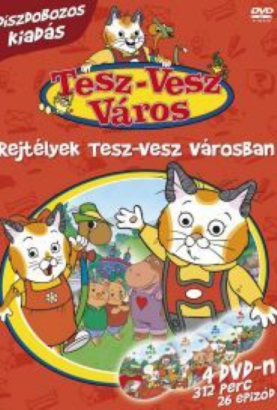 Rejtélyek Tesz-Vesz Városban (4 DVD)