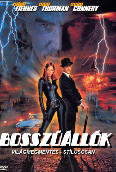 Bosszúállók (DVD) *1998 - Szinkronizált - Sean Connery - Ralph Fiennes - Uma Thurman* *Warner - első kiadás* *Antikvár - Kiváló állapotú*