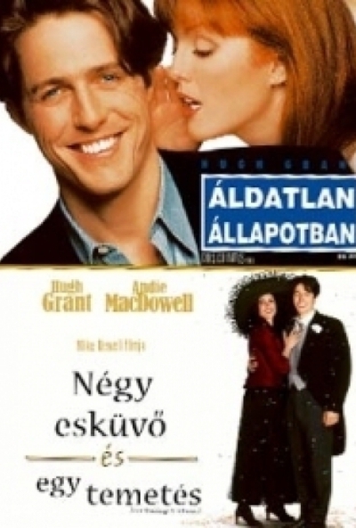 Áldatlan állapotban / Négy esküvő és egy temetés (DVD) *Szinkronizált - Hugh Grant - Antikvár - Kiváló állapotú*