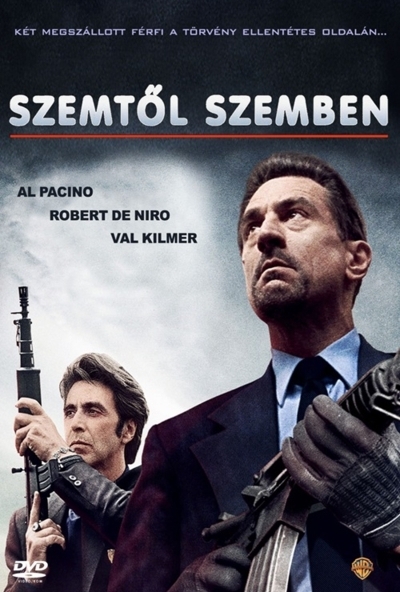 Szemtől szemben (DVD) *Szinkronizált -  Al Pacino - Robert De Niro - Antikvár - Kiváló állapotú*