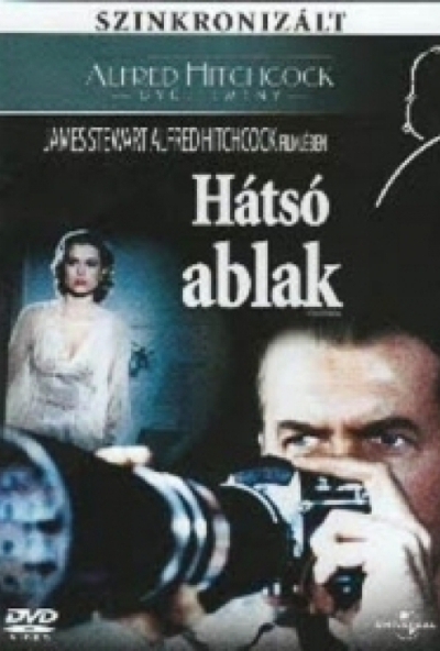 Hátsó ablak - Alfred Hitchcock filmje - James Stewart - Grace Kelly - 1954-es (DVD) *Magyar kiadás - Szinkronizált - Antikvár - Kiváló állapotú*