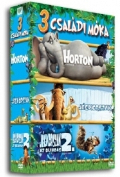 3 családi móka (Horton / Jégkorszak / Jégkorszak 2 (DVD)